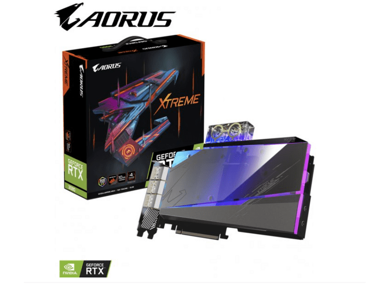 Gigabyte AORUS GeForce RTX™ 3080 XTREME WATERFORCE 10G Videókártya