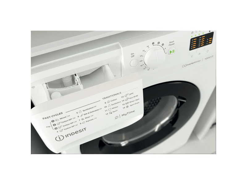 Indesit MTWSA 61294 WK EE Elöltöltős mosógép