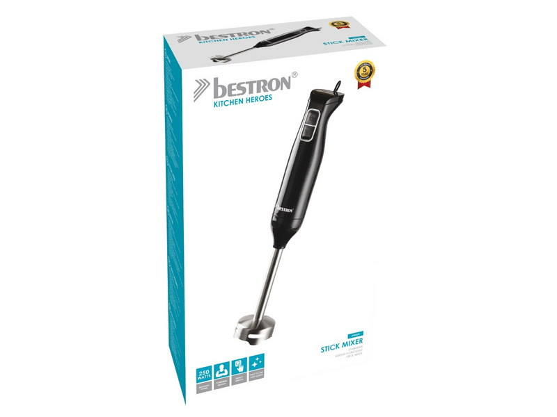 Bestron ASM250Z Štapni blender, crni