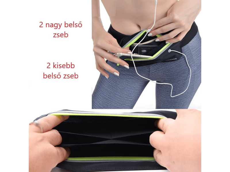 Swissten telefontartó övtáska sportoláshoz (32903400)