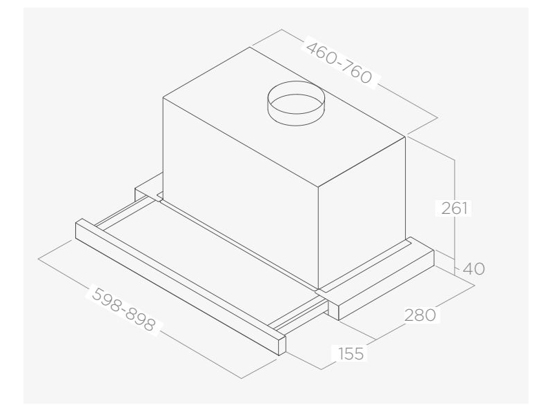 Elica ELITE 26 PB IX/A/60 Páraelszívó
