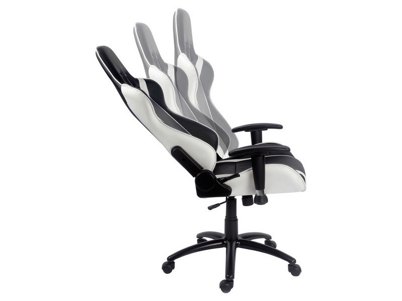 LC-Power LC-GC-2 Gamer szék, fekete/fehér