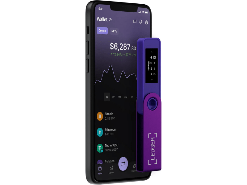 Ledger Nano S Plus Amethyst Purple Crypto tárca