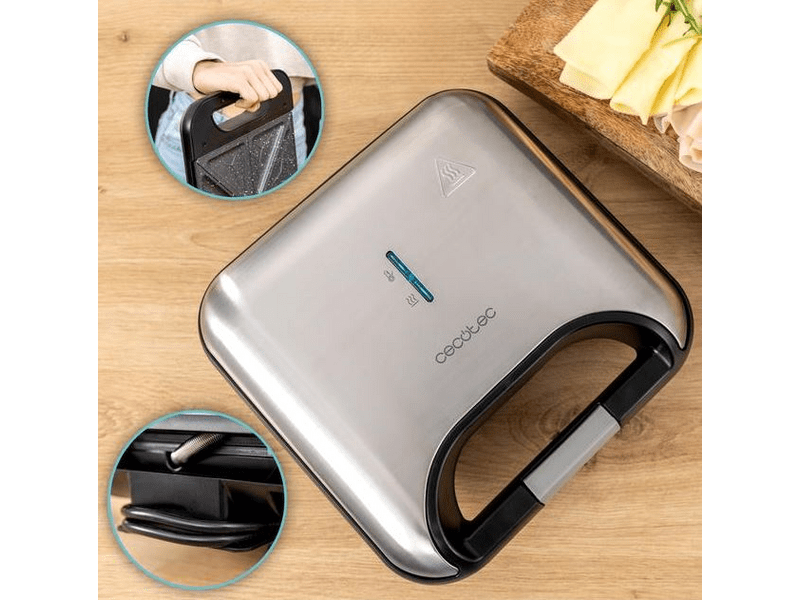 Cecotec Rock'nToast Classic+ aparat za sendviče (2963)