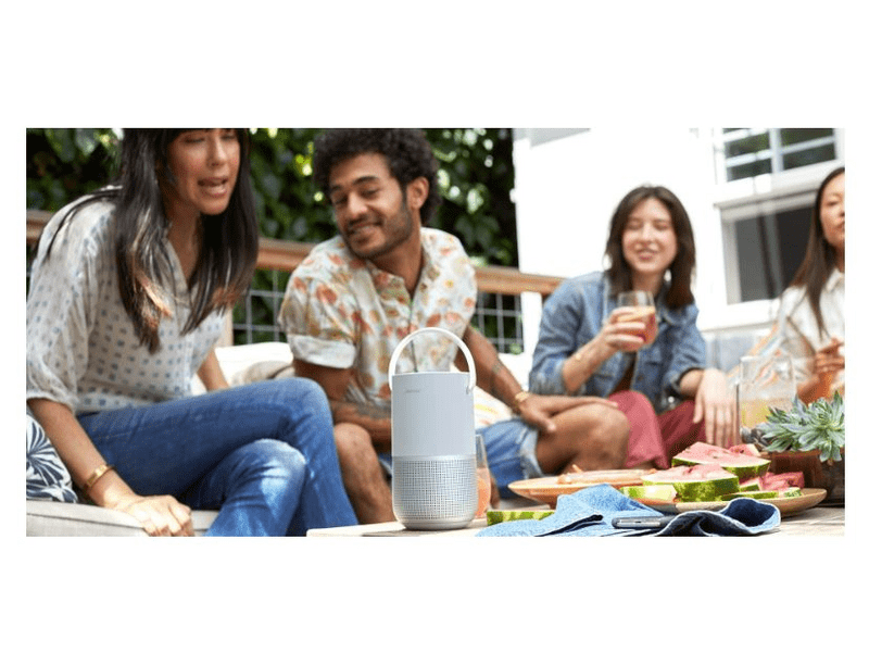 Bose Portable Smart Speaker Wi-Fi hangszóró, ezüst (B 829393-2300)