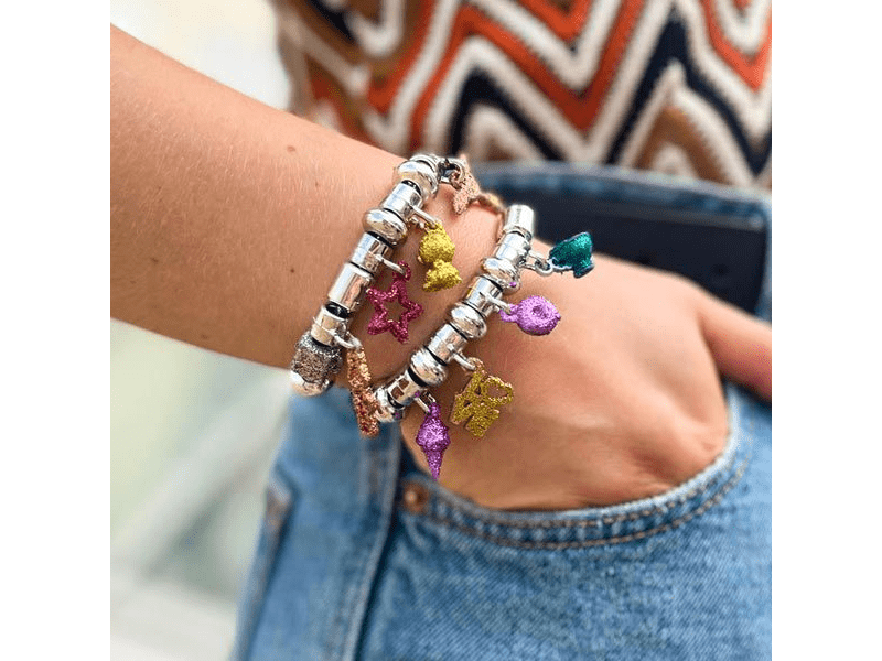 Shake n Shimmer Csillámos karkötő készítő, többféle