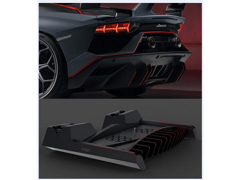 iPega PG-5023 PlayStation 5 asztali tartó/hűtő, fekete