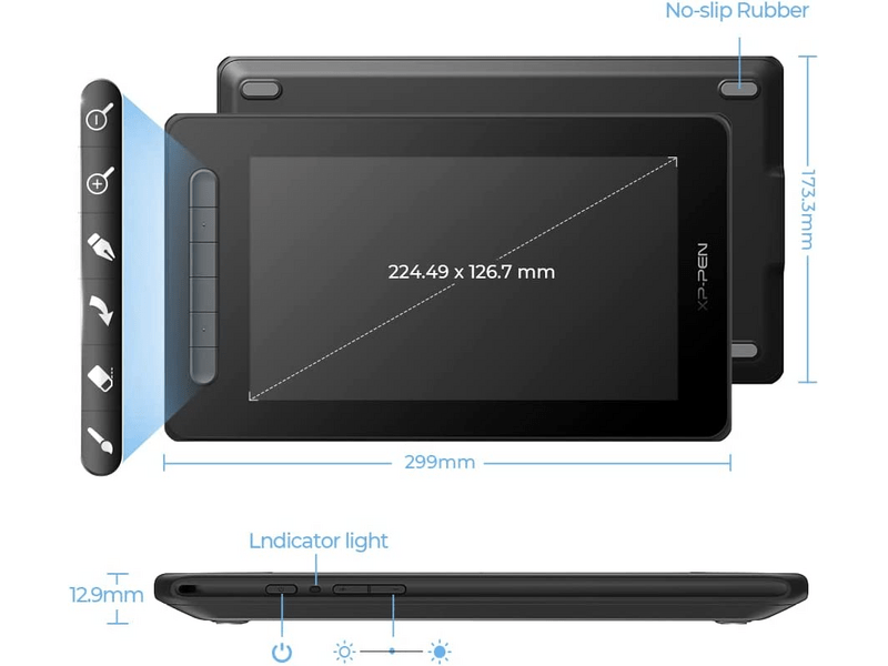XP-Pen Artist 10 (2nd Gen) Grafikus kijelző