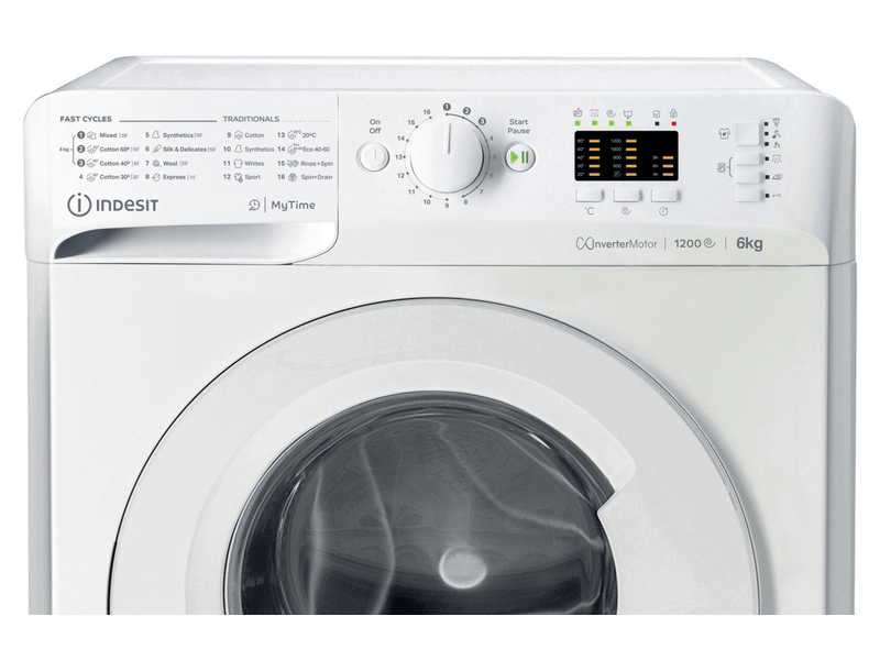Indesit MTWSA 61294 W EE Keskeny elöltöltős mosógép