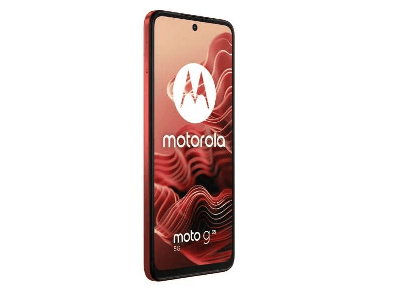 Motorola Moto G35 4/128GB pametni telefon, crveni