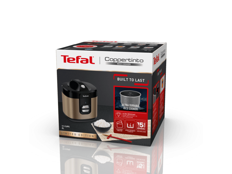 Coppertinto rizsfőző,2L,700W