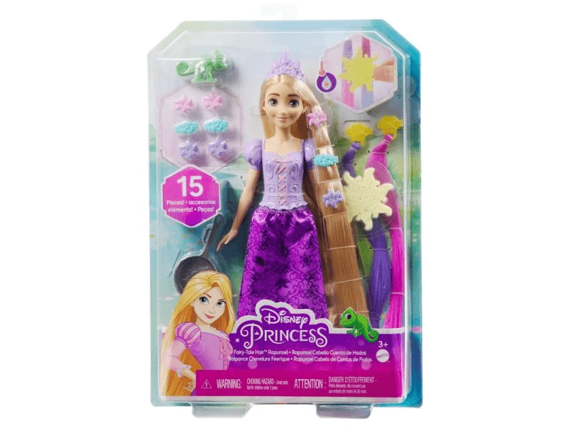 Disney hercegnők: Aranyhaj hajvarázs baba (HLW18)