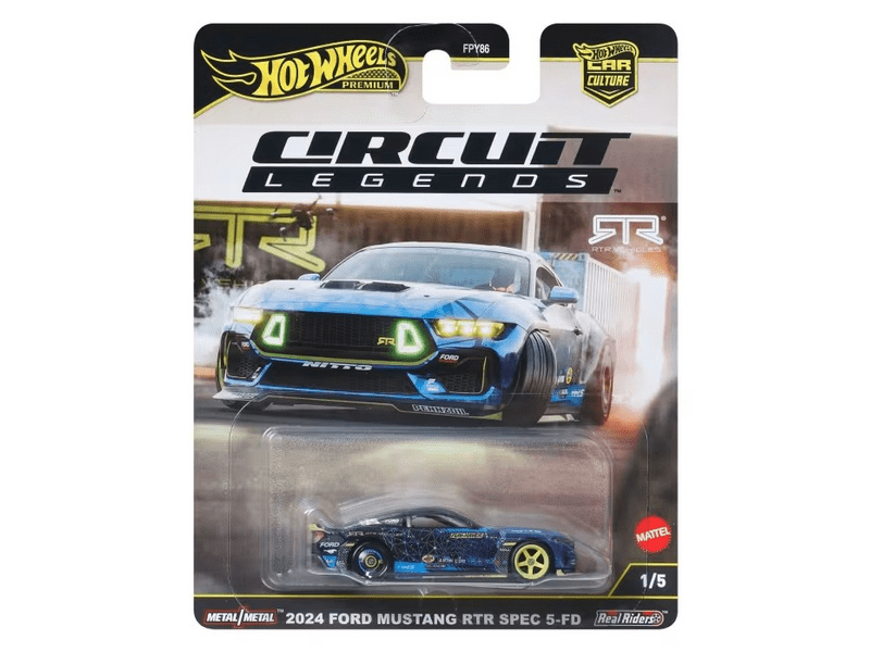 Hot Wheels Circuit Legends: Ford Mustang RTR Spec 5-FD (JBK48)