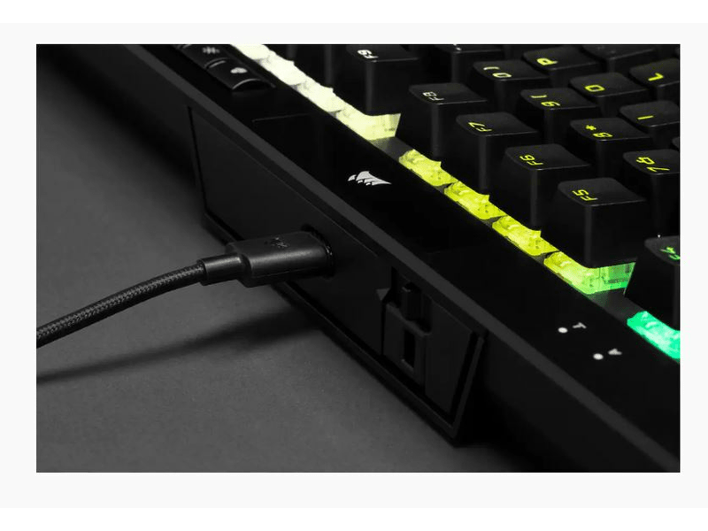 Corsair K70 RGB TKL Optikai-Mechanikus Gamer billentyűzet (CH-911901A-NA)