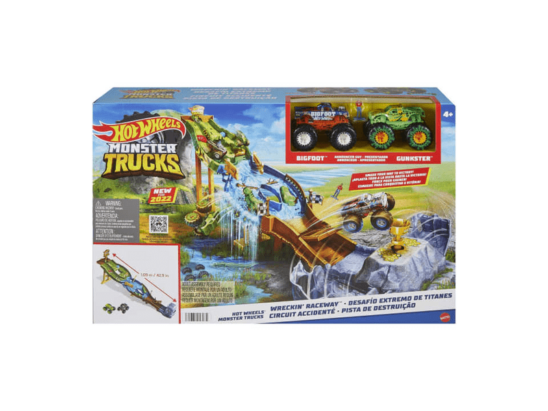 Hot Wheels Monster Trucks Hegyi szlalom versenypálya (HGV12)