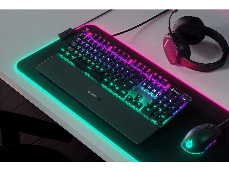 Steelseries Apex 5 Hybrid UK Gamer billentyűzet, fekete