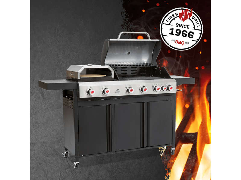 Landmann 11937 Caliano Gázgrillkocsi 6.1, Pizzakemencével