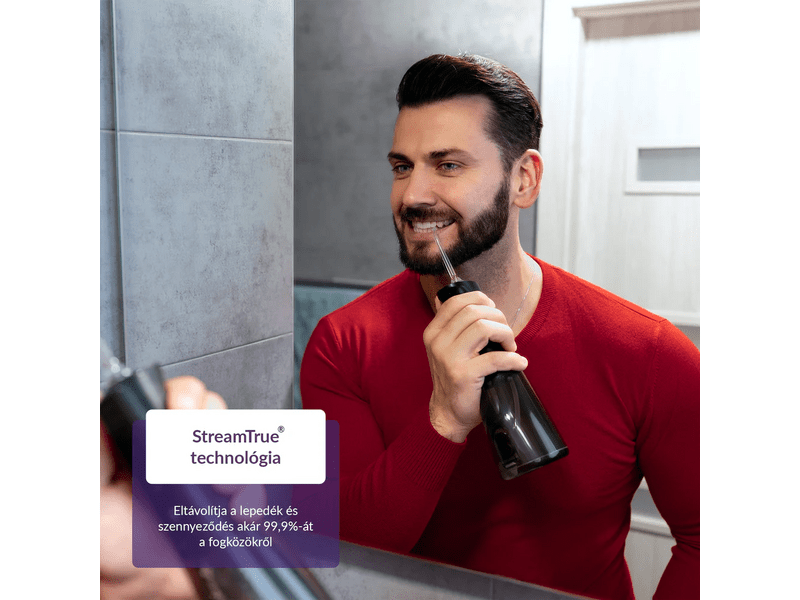 TrueLife AquaFloss Compact L100 Szájzuhany, fekete