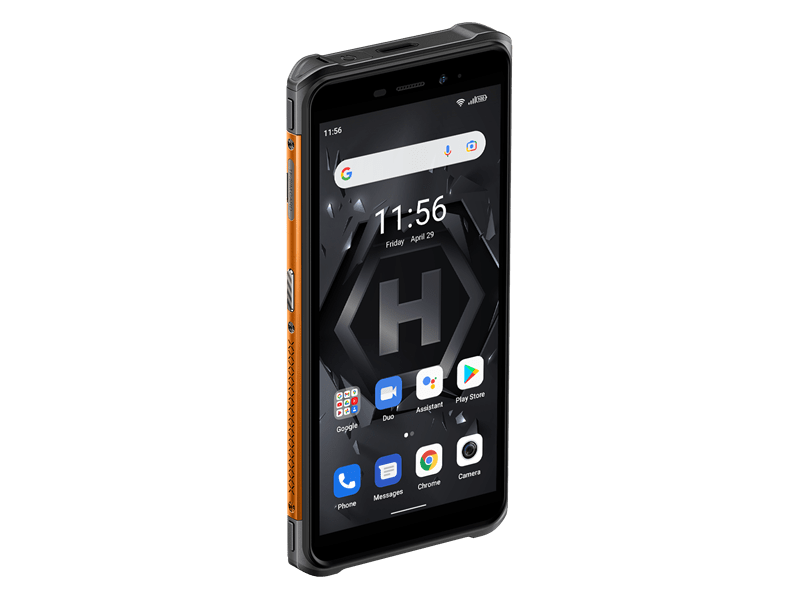 myPhone Hammer Iron 4 Okostelefon, fekete/narancs