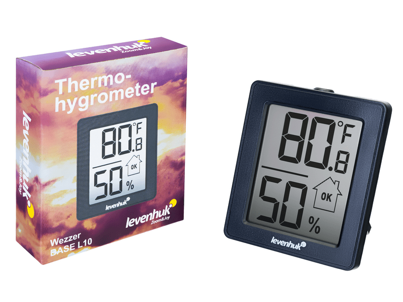 Levenhuk Wezzer BASE L10 hőmérséklet- és páratartalom-mérő