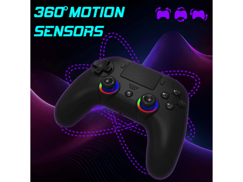 Subsonic PS5 Wireless LED Kontroller, fekete (SA5716-1)