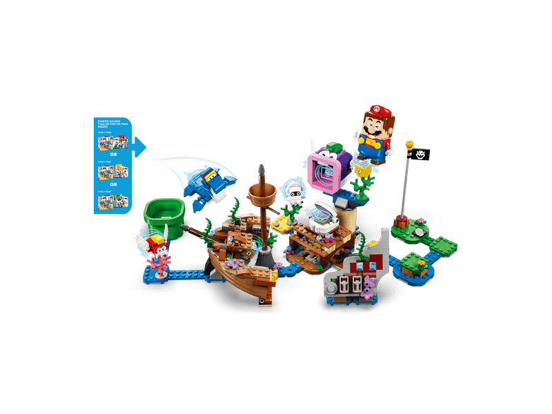 LEGO® Super Mario™ Dorrie elsüllyedt hajóroncs kalandjai kiegészítő szett (71432)