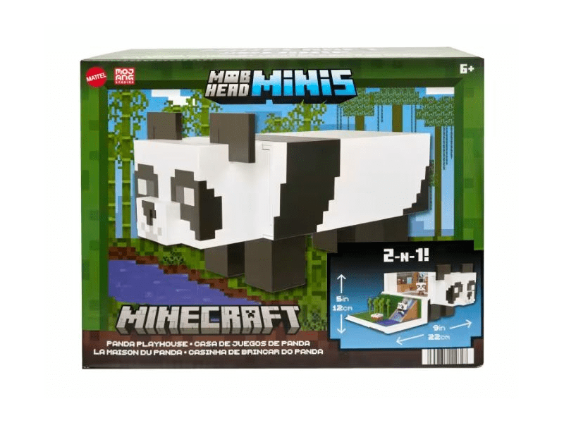 MINECRAFT MINI FIGURA PANDA JÁTÉKSZETT