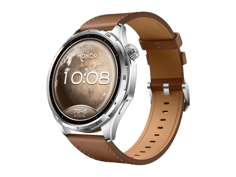 Honor Watch 6 Okosóra, barna bőr szíj (5502ACGL)
