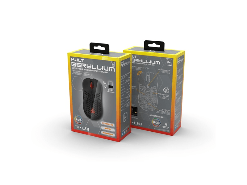 The G-Lab Kult Beryllium Vezeték nélküli gamer egér