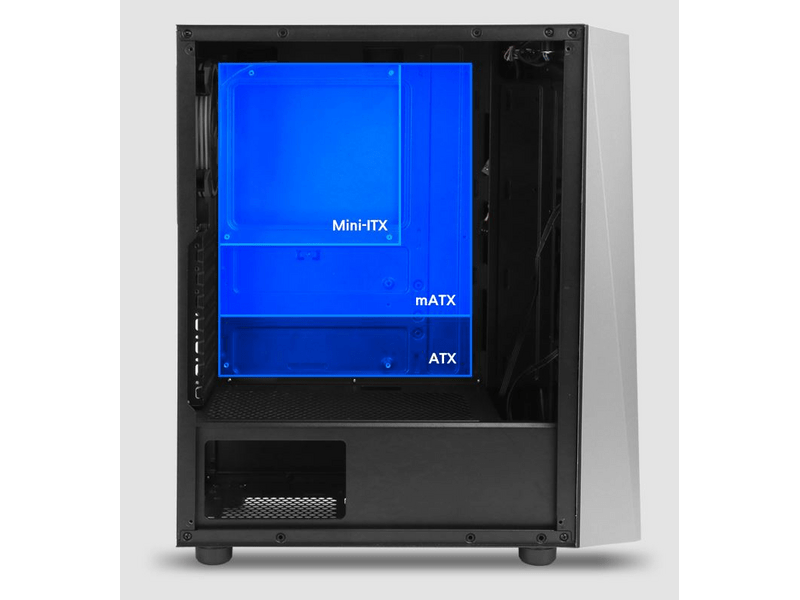 Zalman S4 Plus Midi ATX Számítógépház