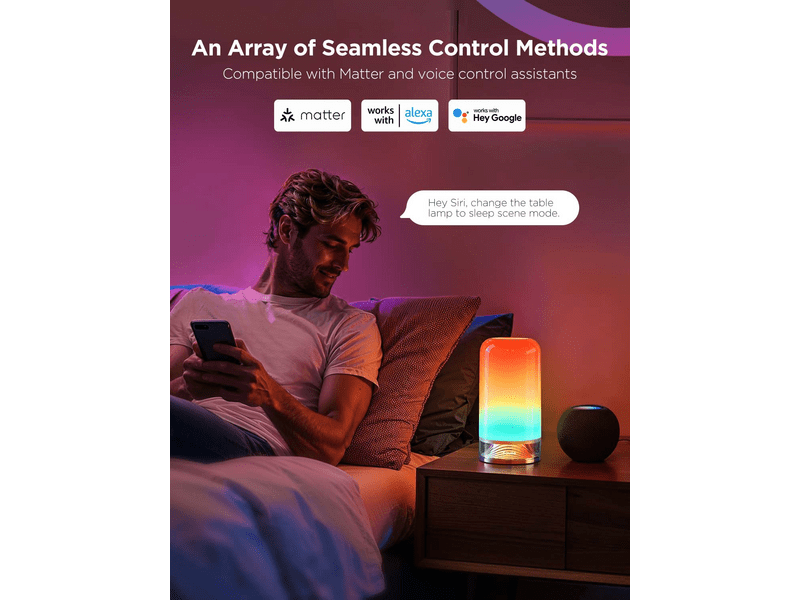 Govee Table Lamp 2 RGBICWW Asztali lámpa (H60223D1)