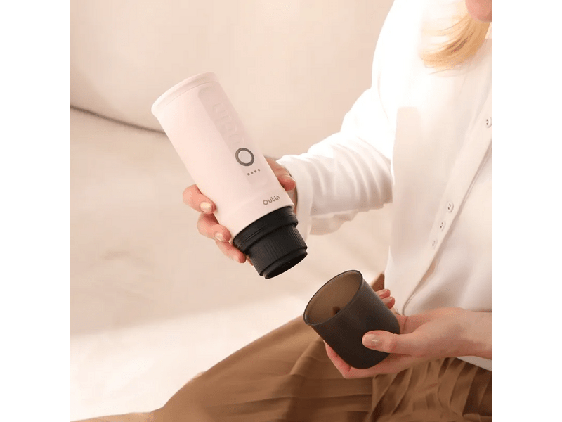 Outin Nano Akkus hordozható kávéfőző, rózsakvarc