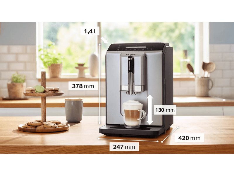 Bosch TIE20301 Verocafe Automata kávéfőző, ezüst