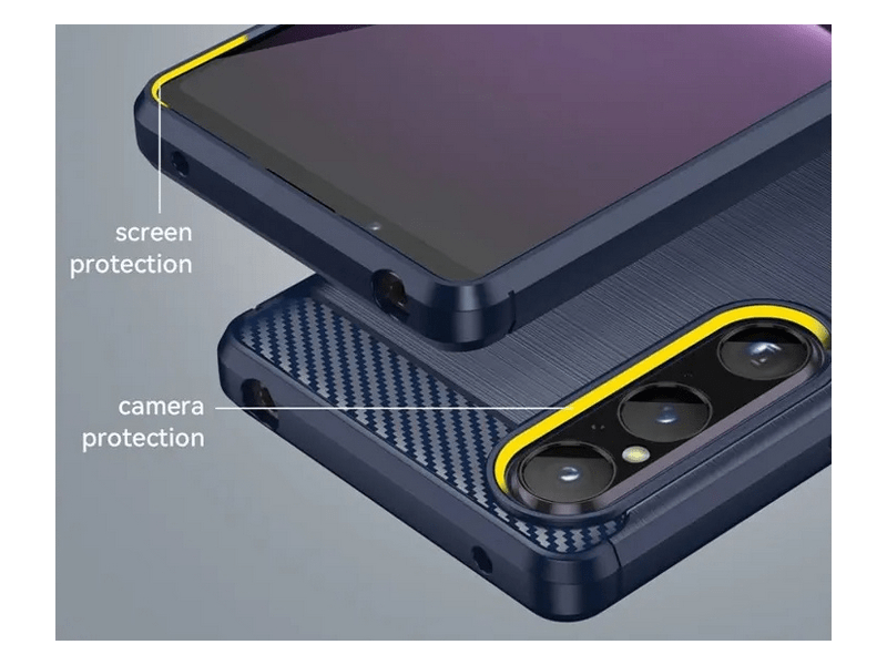 Gigapack Honor X7a Szilikon tok, sötétkék (136890)