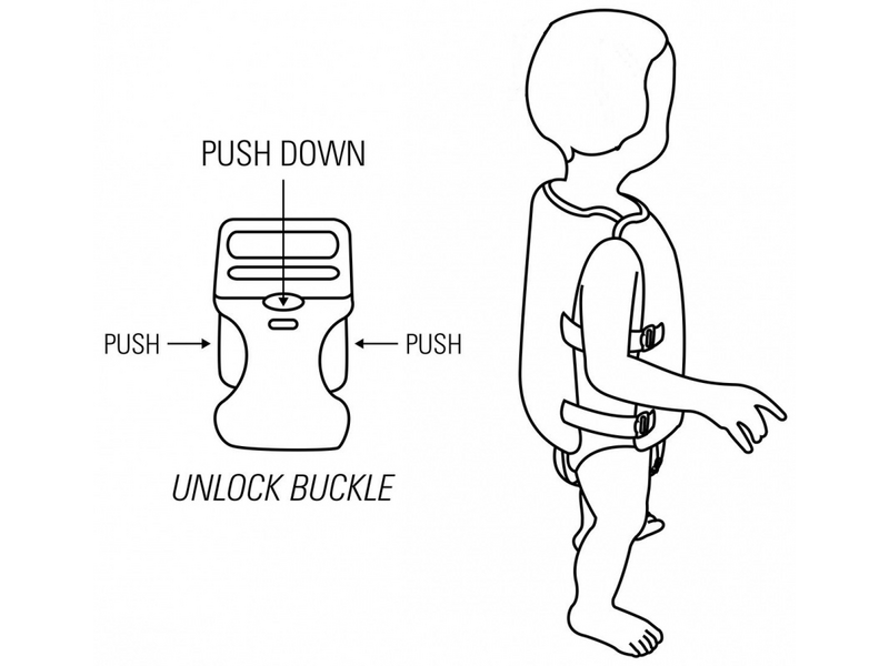 Waimea Hero úszómellény 3-6 éveseknek, piros (39066)