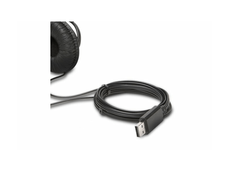 Mikrofonos fejhallgató USB-A csatl. HiFi