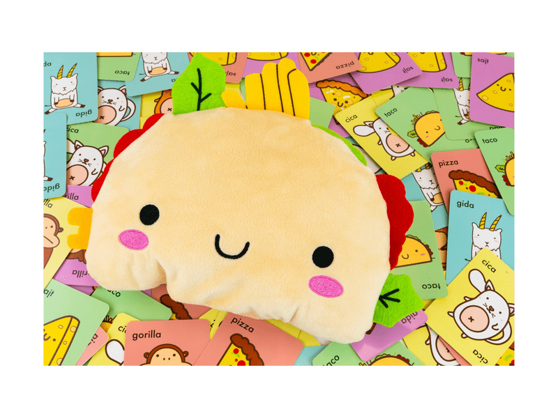 Cica, pizza, plüss, gida, sajt (BLU34872)