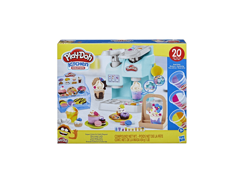 Play-Doh Kávézó játékszett 8 tégely gyurmával (F58365L00)