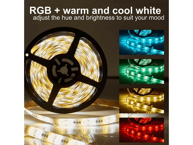 Nedis WIFILS50CRGBW Wi-Fi LED szalag, 5 m