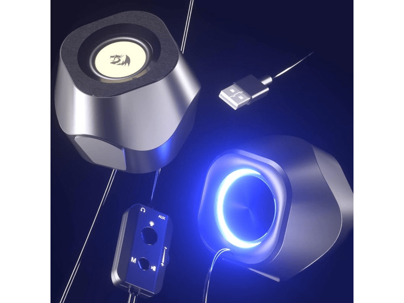 Redragon GS590 Kaidas RGB Bluetooth zvučnik, crne boje