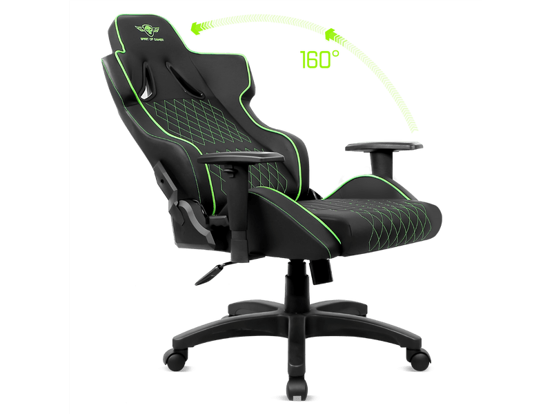 Spirit of Gamer Neon Gamer szék, zöld (SOG-GCNGN)