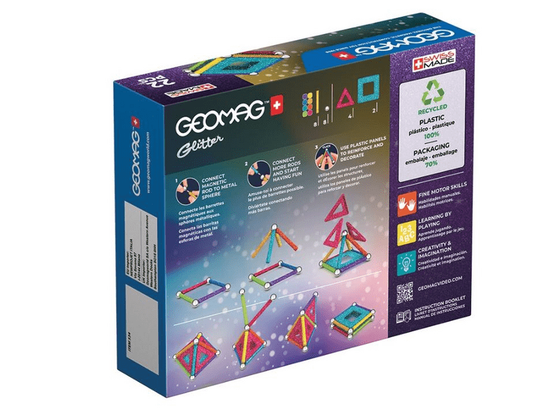 Geomag Glitter Csillogós mágneses építőjáték (20GMG00534)