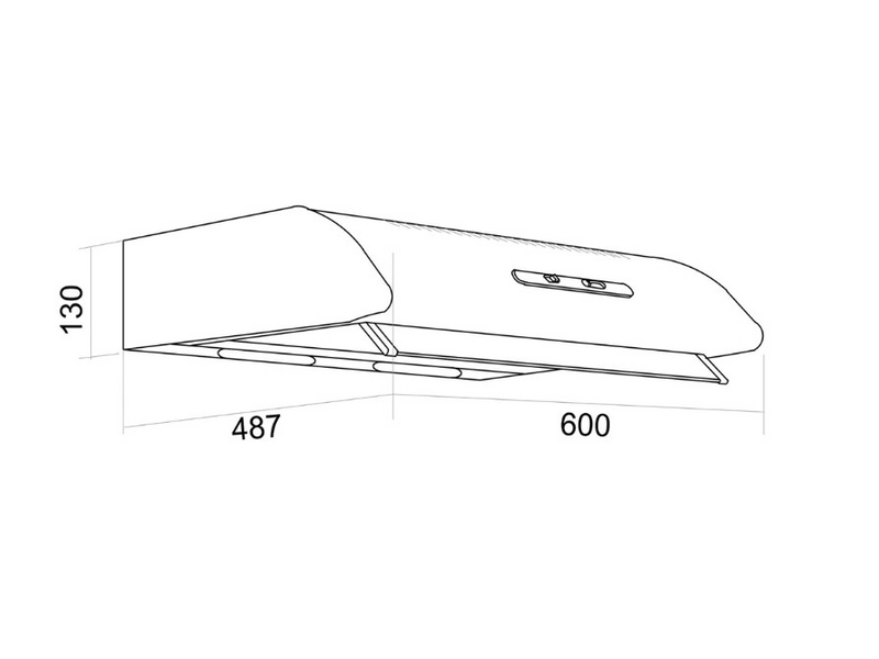 Davoline Olympia 2.0 260 WH Hagyományos páraelszívó, fehér