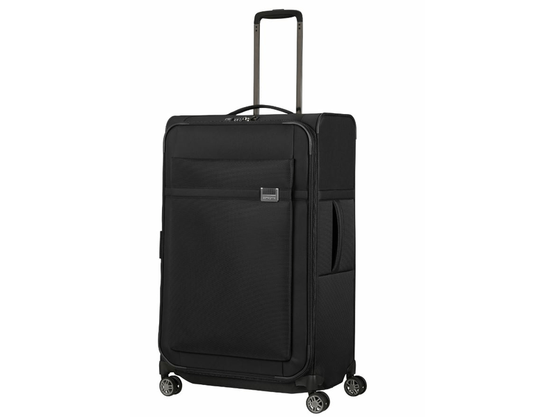 Samsonite Airea Spinner Bővíthető bőrönd, 78 cm, fekete (133626-1041)