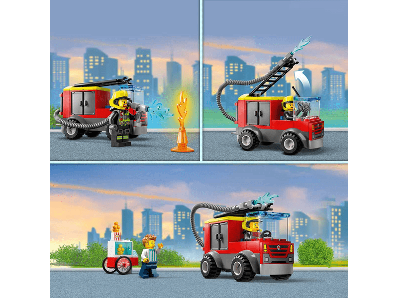 LEGO® City Tűzoltóállomás és tűzoltóautó (60375)