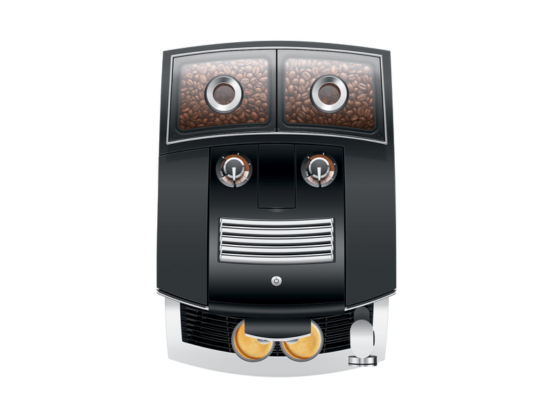 Jura J8 Twin (EA) Automata kávéfőző, gyémántfekete (15561)