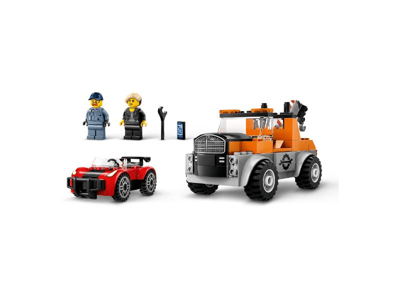LEGO® City Kamion za vuču i popravak sportskih automobila (60435)
