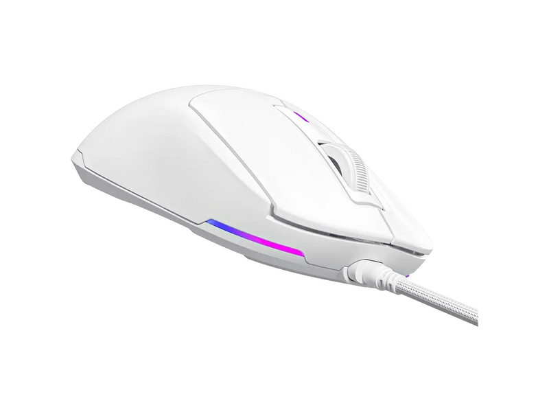 Lorgar MSA10 Vezetékes gamer egér, fehér (LRG-MSA10-WH)