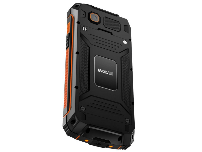 Evolveo StrongPhone Z6 Mobiltelefon, fekete/narancssárga