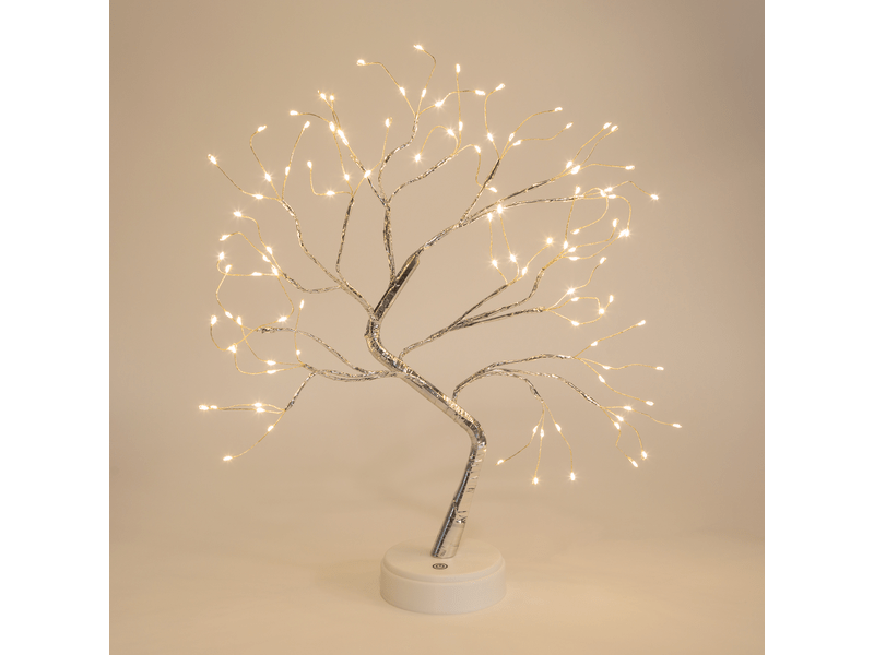 Family 58930 LED-es asztali fa dekoráció, melegfehér